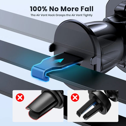 Soporte Magnético para Teléfono de Coche — Compatible con MagSafe, Rotación 360°