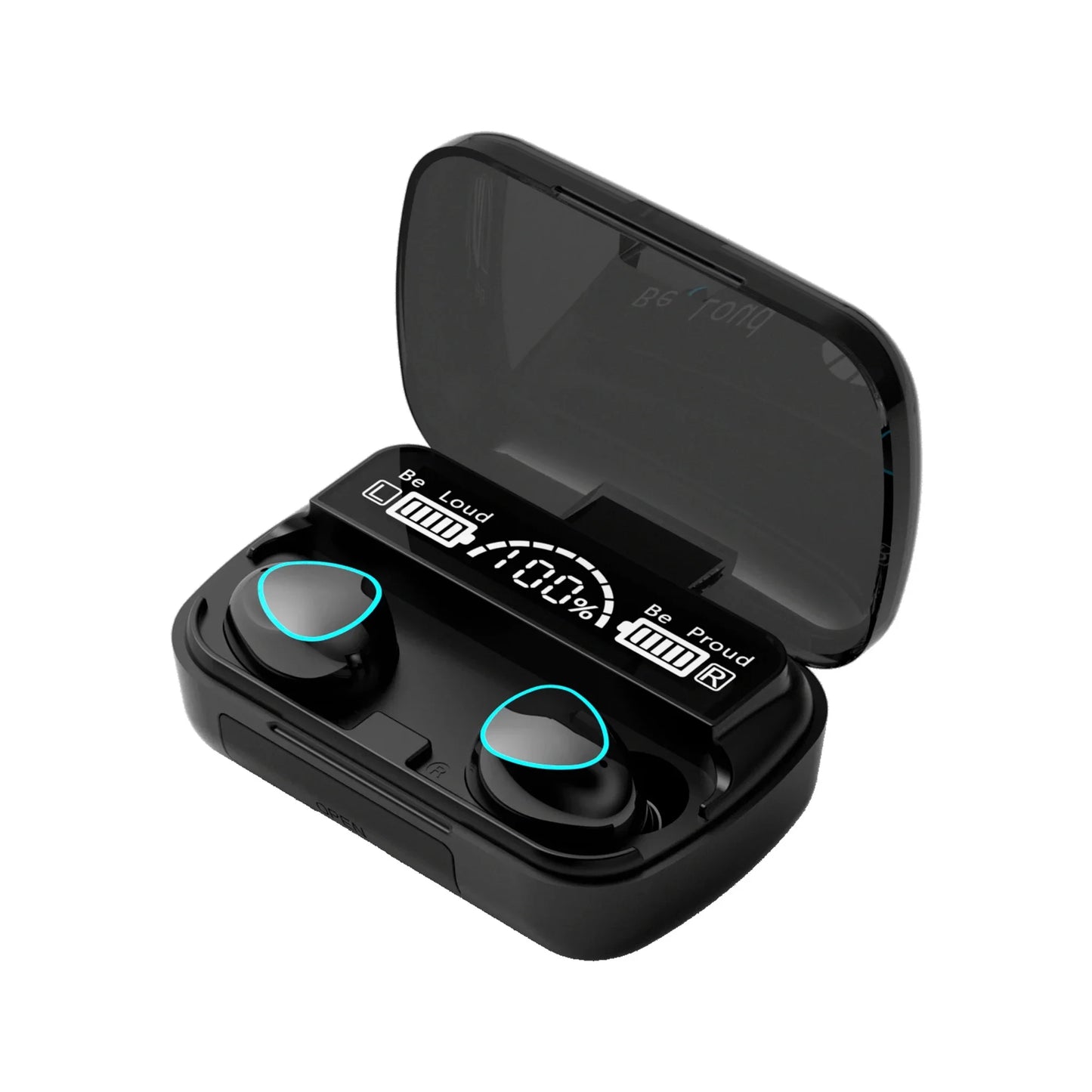 Wireless Bluetooth Earbuds — HiFi Sound, Noise Cancellation & LED Charging Case