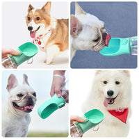 Botella de Agua Portátil 2 en 1 para Perros